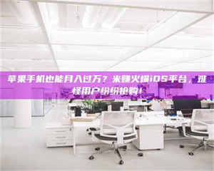 阿里苹果手机也能月入过万？米赚火爆iOS平台，难怪用户纷纷抢购！ 第1张